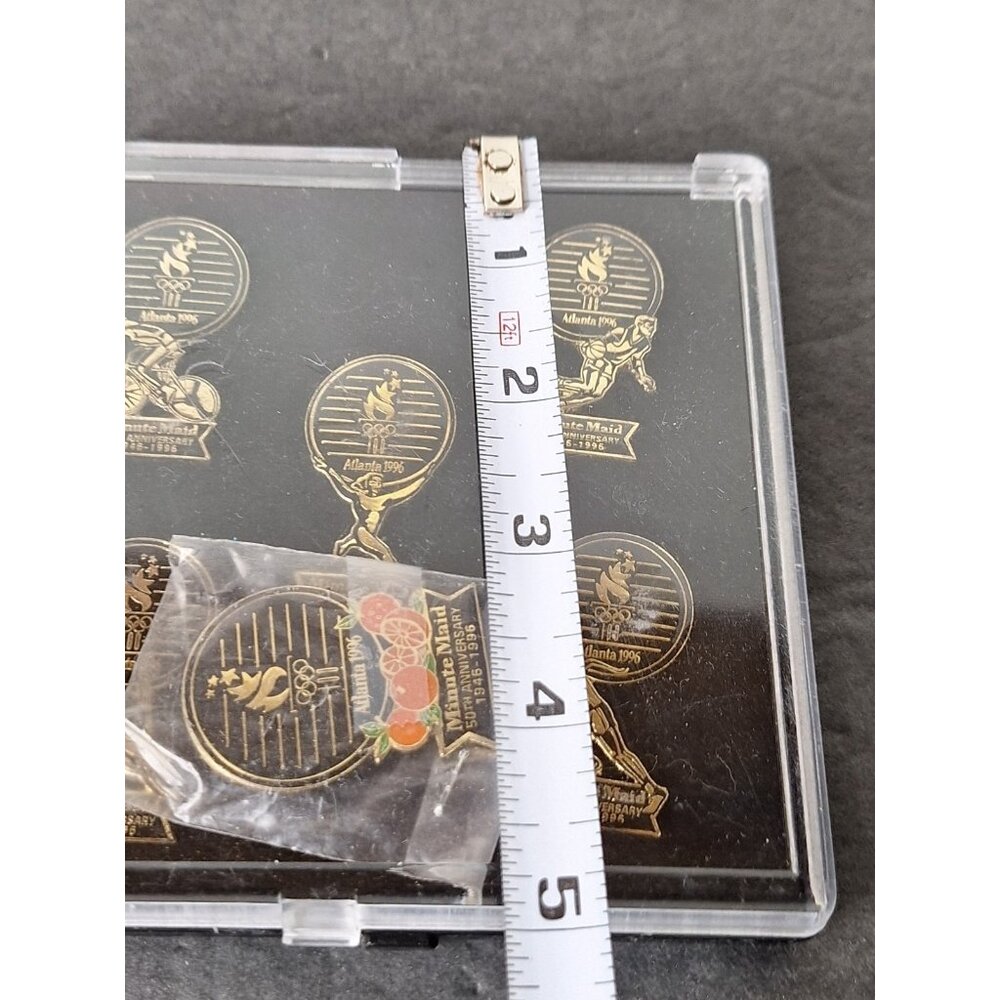 Minute Maid 50th Anniversary Atlanta 1996 Olympic Pin Set New - Picture 10 of 12
